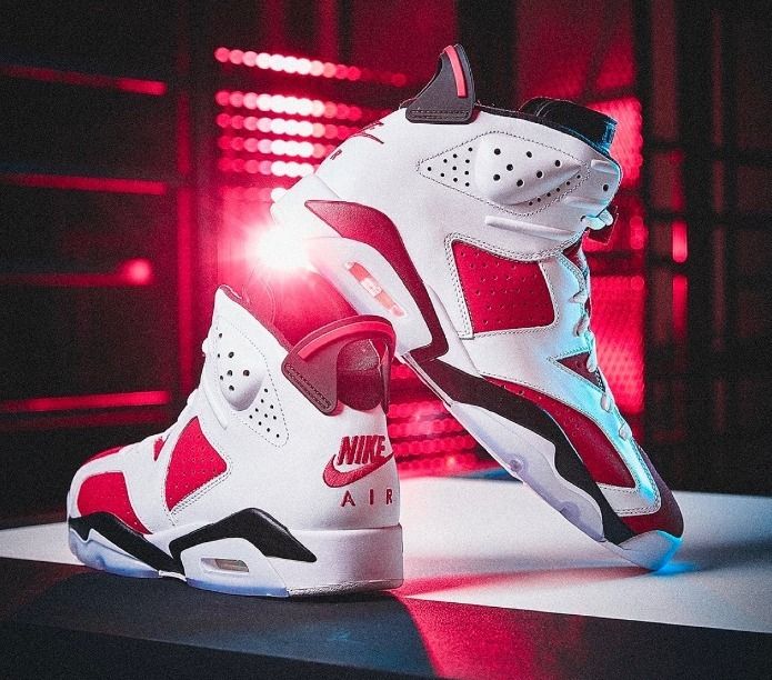 Nike NBA初制覇時着用モデル Air Jordan 6 Retro OG “Carmine” (Nike ...