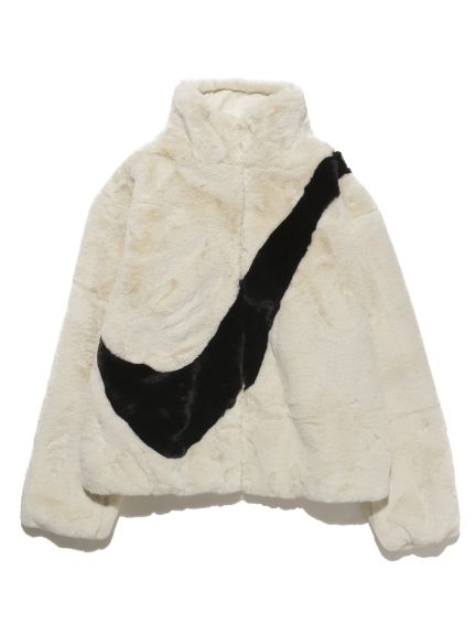 ナイキ フェイク ファー ジャケット フリース ビッグ スウッシュ (Nike ...