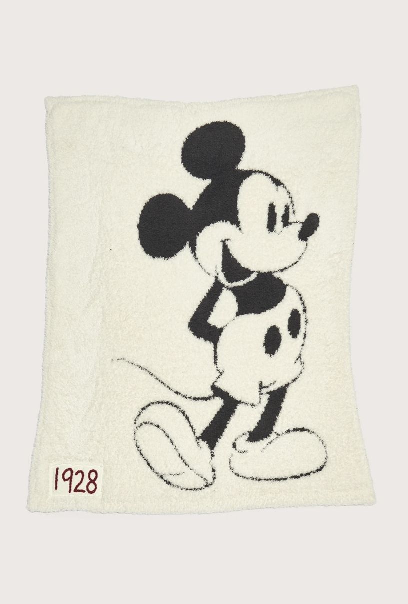 第一ネット 【RH取扱 Barefoot Dreams】x Disney ブランケット 送料関税込 おくるみ・ブランケット RH取扱 Barefoot Dreams x Disney ミッキー ミニー ブランケット