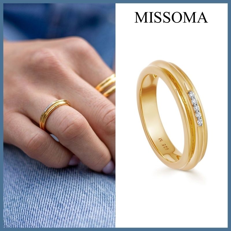 MISSOMA/ *ゴールドパヴェリッジリング*☆関税送料込み (MISSOMA/指輪 ...