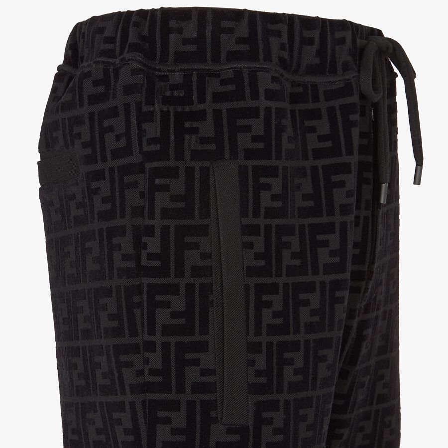 FENDI 21SS FFフロックプリント コットンピケ製 ジョガーパンツ (FENDI FENDI 21SS FFフロックプリント コットンピケ製 ジョガーパンツ (FENDI