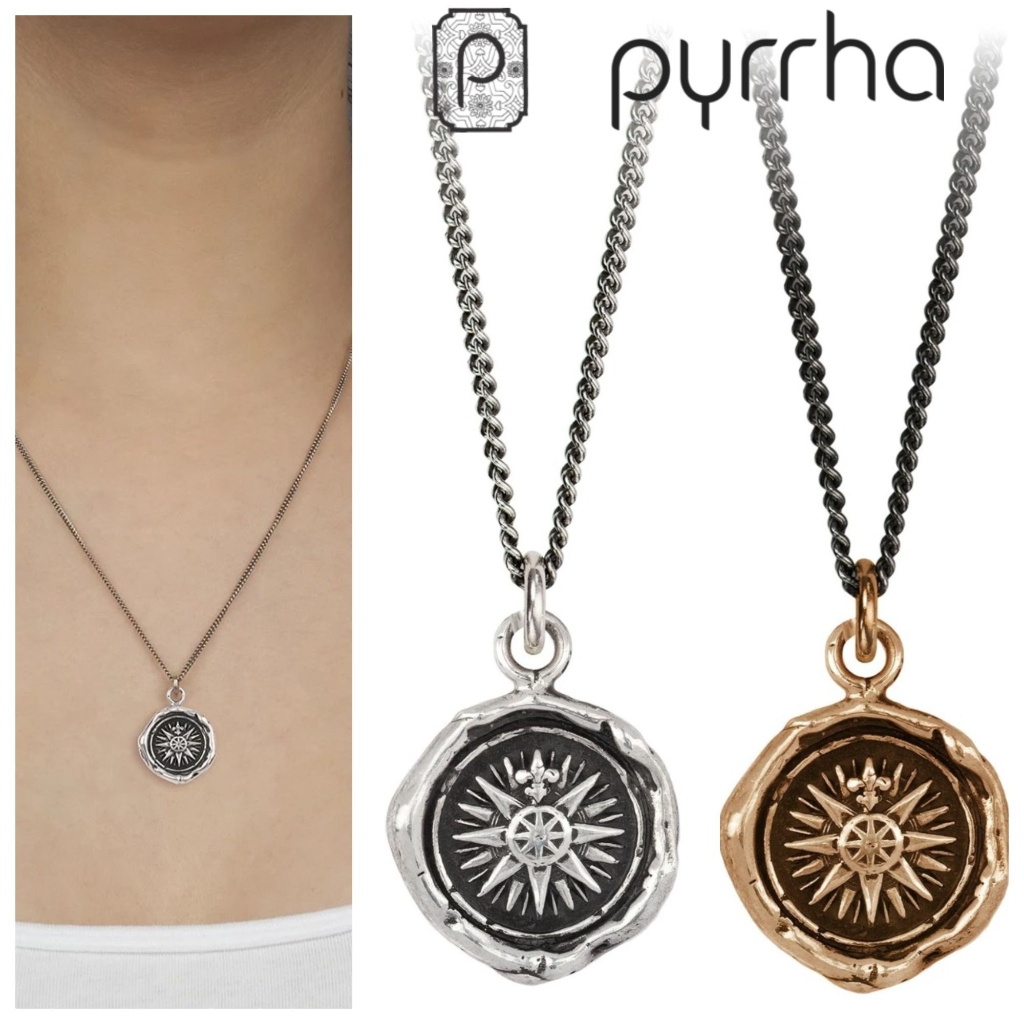 海外セレブ着用 大人気!【pyrrha】Seek the Light ネックレス 海外セレブ愛用【Pyrrha】Direction☆ユニセックス 本場カナダ発