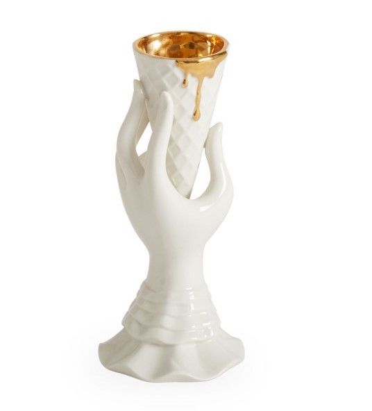国内発| JONATHAN ADLER アイスクリームコーン ベース 花瓶 (JONATHAN ADLER/花瓶・植木鉢)  71885775【BUYMA】