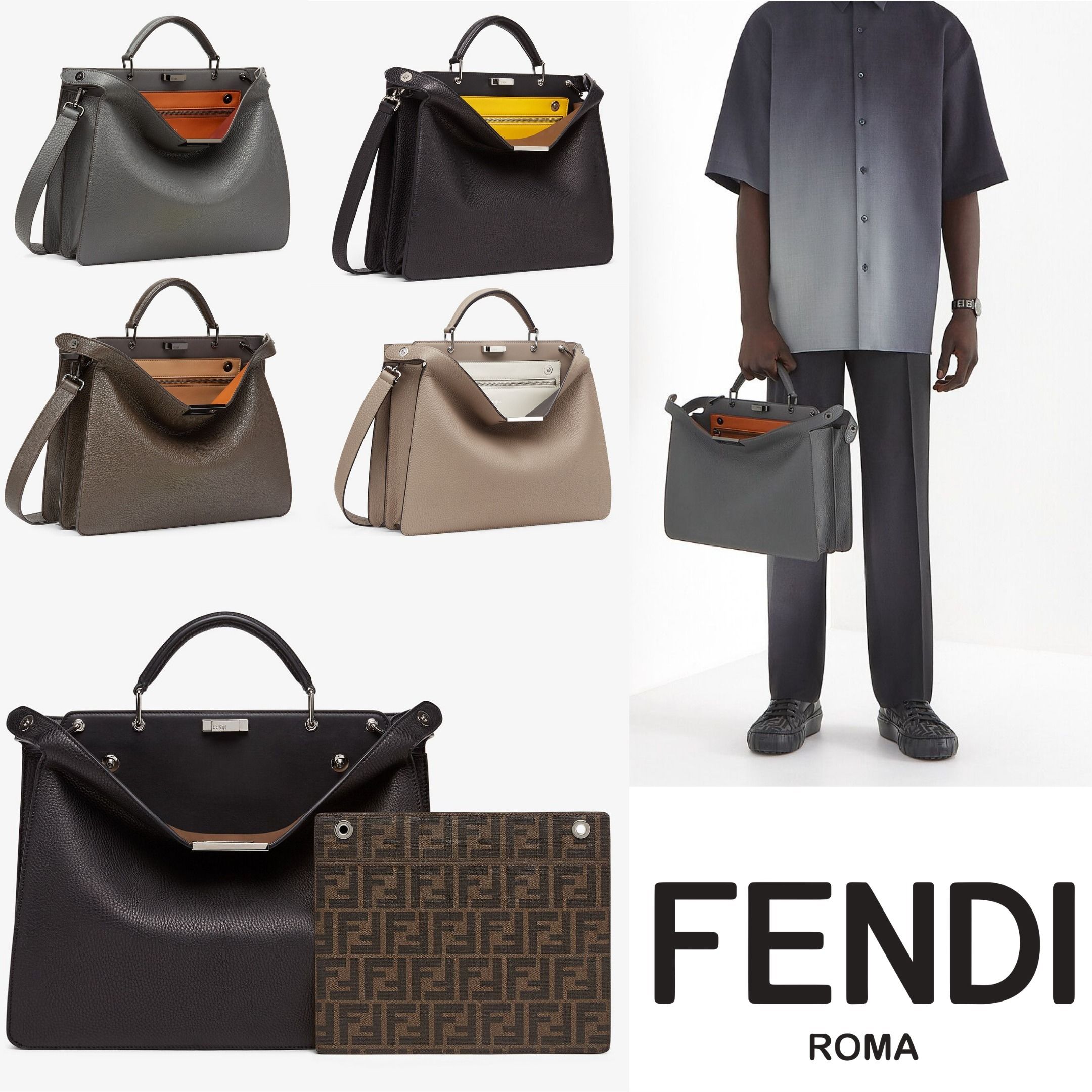 FENDI【入手困難】高級&エレガントPEEKABOO ISEEU MEDIUM 全色 (FENDI FENDI【入手困難】高級&エレガントPEEKABOO ISEEU MEDIUM 全色 (FENDI