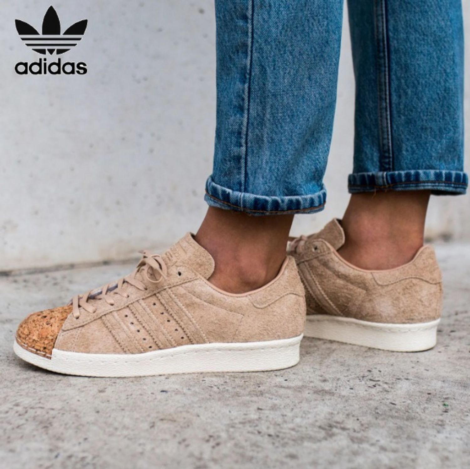 Adidas 入手困難 Superstar 80s コルクシェルトゥ 追跡有 Adidas スニーカー Buyma