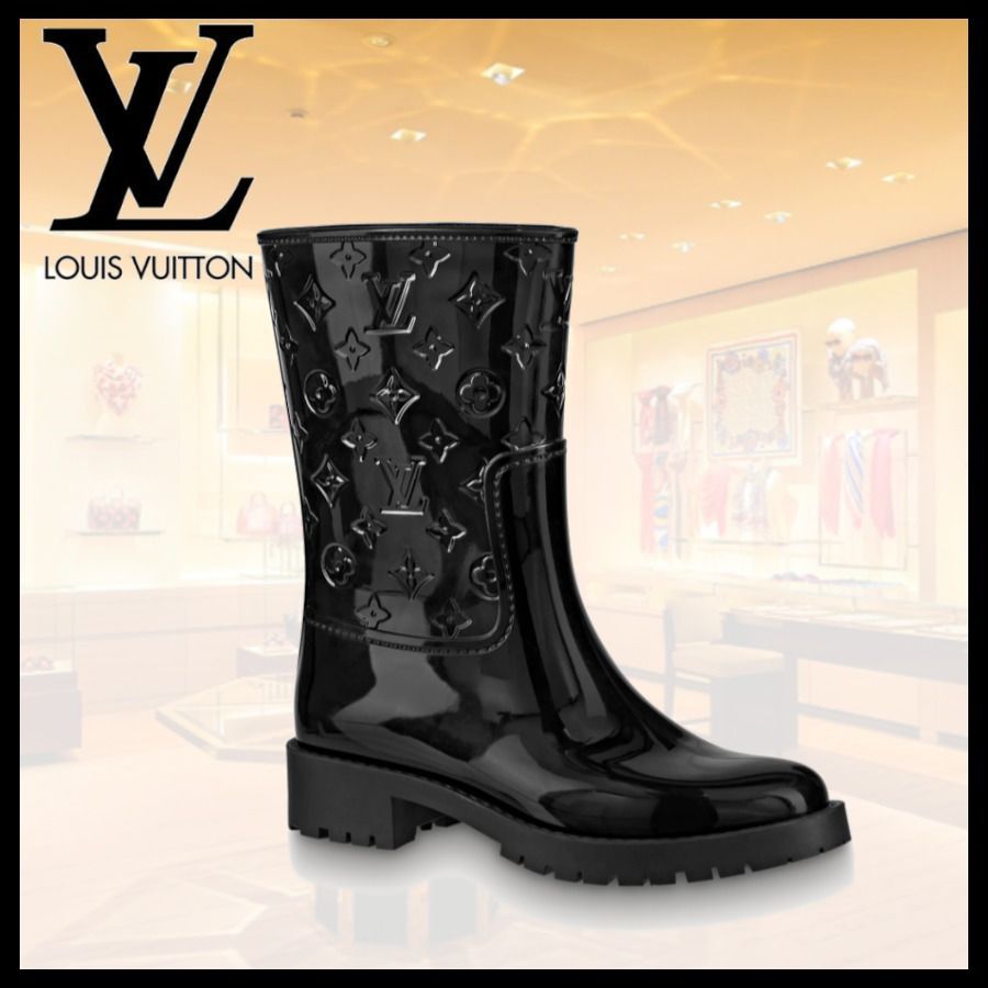 LOUIS VUITTON】ドロップス・ライン ブーツ レインブーツ (Louis LOUIS VUITTON】ドロップス・ライン ブーツ レインブーツ (Louis
