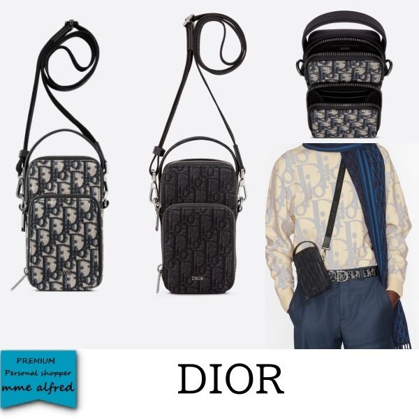 人気☆DIOR☆ディオール オブリーク ポーチ クロスボディ バッグ (Dior ...
