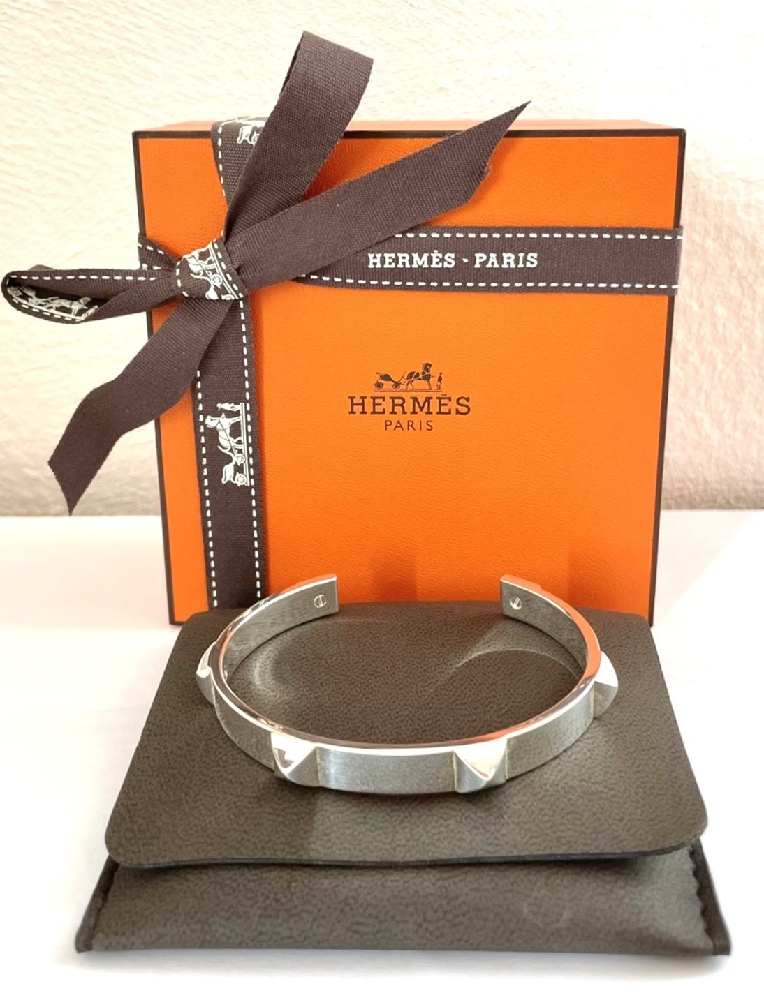 HERMES】☆Bracelet Mini Clous, moyen modele ブレスレット