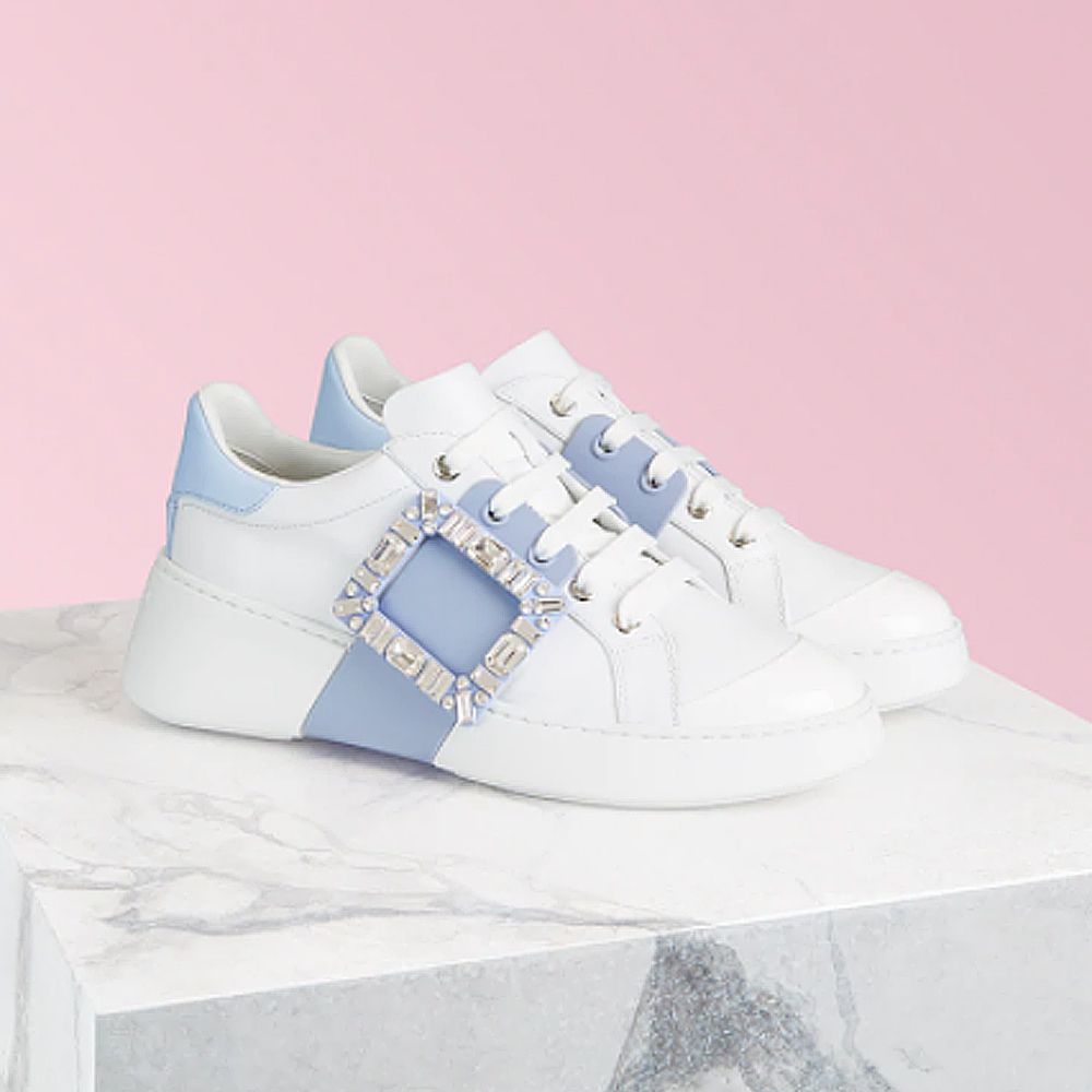 【ROGER VIVIER】Viv'SkateStrassバックルスニーカー 【ROGER VIVIER】Viv'SkateStrassバックルスニーカー