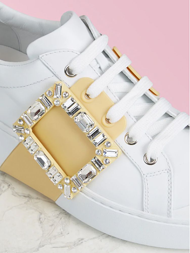 ROGER VIVIER】Viv'SkateStrassバックルスニーカー (Roger Vivier ROGER VIVIER】Viv'SkateStrassバックルスニーカー (Roger Vivier