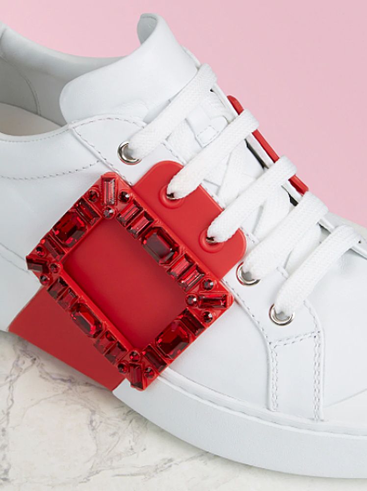 ROGER VIVIER】Viv'SkateStrassバックルスニーカー (Roger Vivier ROGER VIVIER】Viv'SkateStrassバックルスニーカー (Roger Vivier