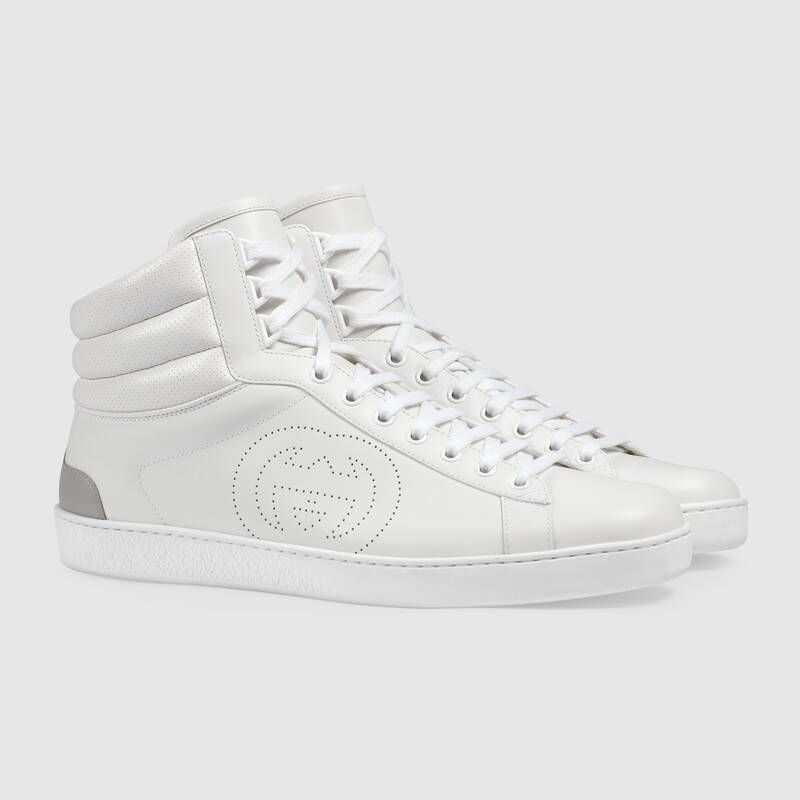 ○送料込○GUCCI○メンズ ハイカット エース スニーカー (GUCCI ○送料込○GUCCI○メンズ ハイカット エース スニーカー (GUCCI