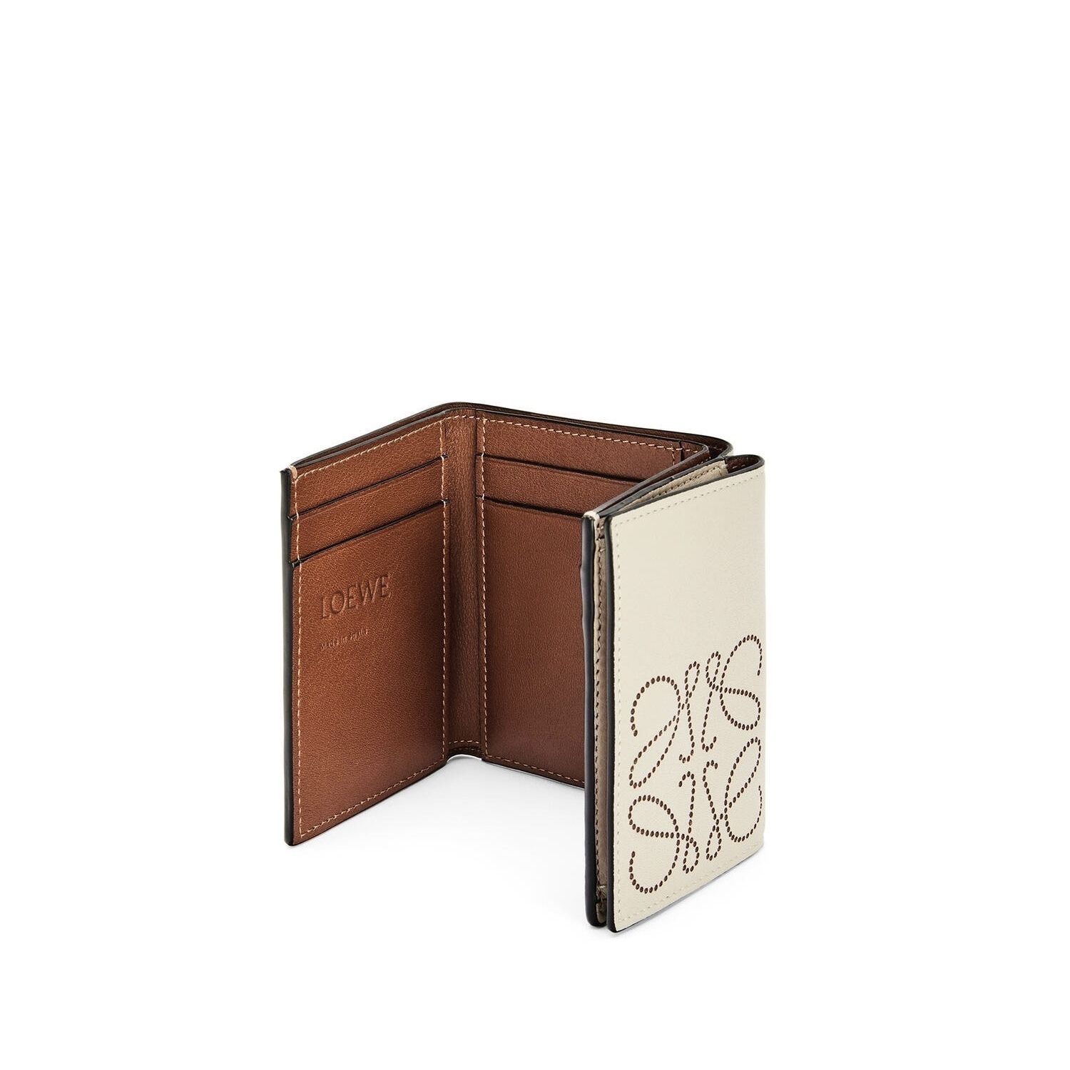 LOEWE】ブランド トライフォールド 6 カードホルダー (カーフ) (LOEWE ...