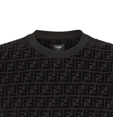 FENDI▼【正規品】エレガント モノグラム 半袖 Tシャツ FENDI▼【正規品】エレガント モノグラム 半袖 Tシャツ