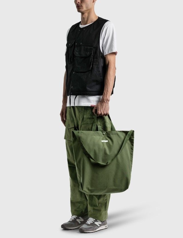 残少 SALE ENGINEEREDGARMENTS カバーベスト コットン ブラック ...