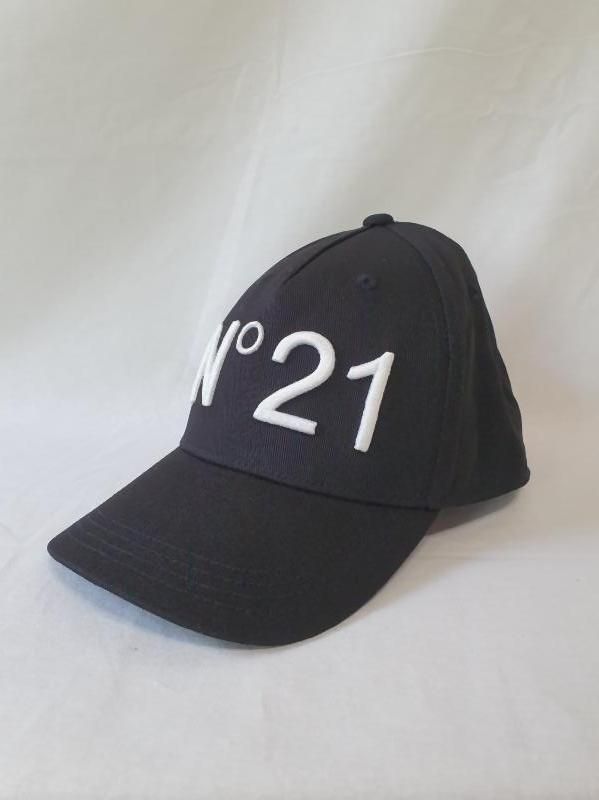 関税込】N°21 KIDS ベースボールキャップ BLACK☆大人もOK! (N21