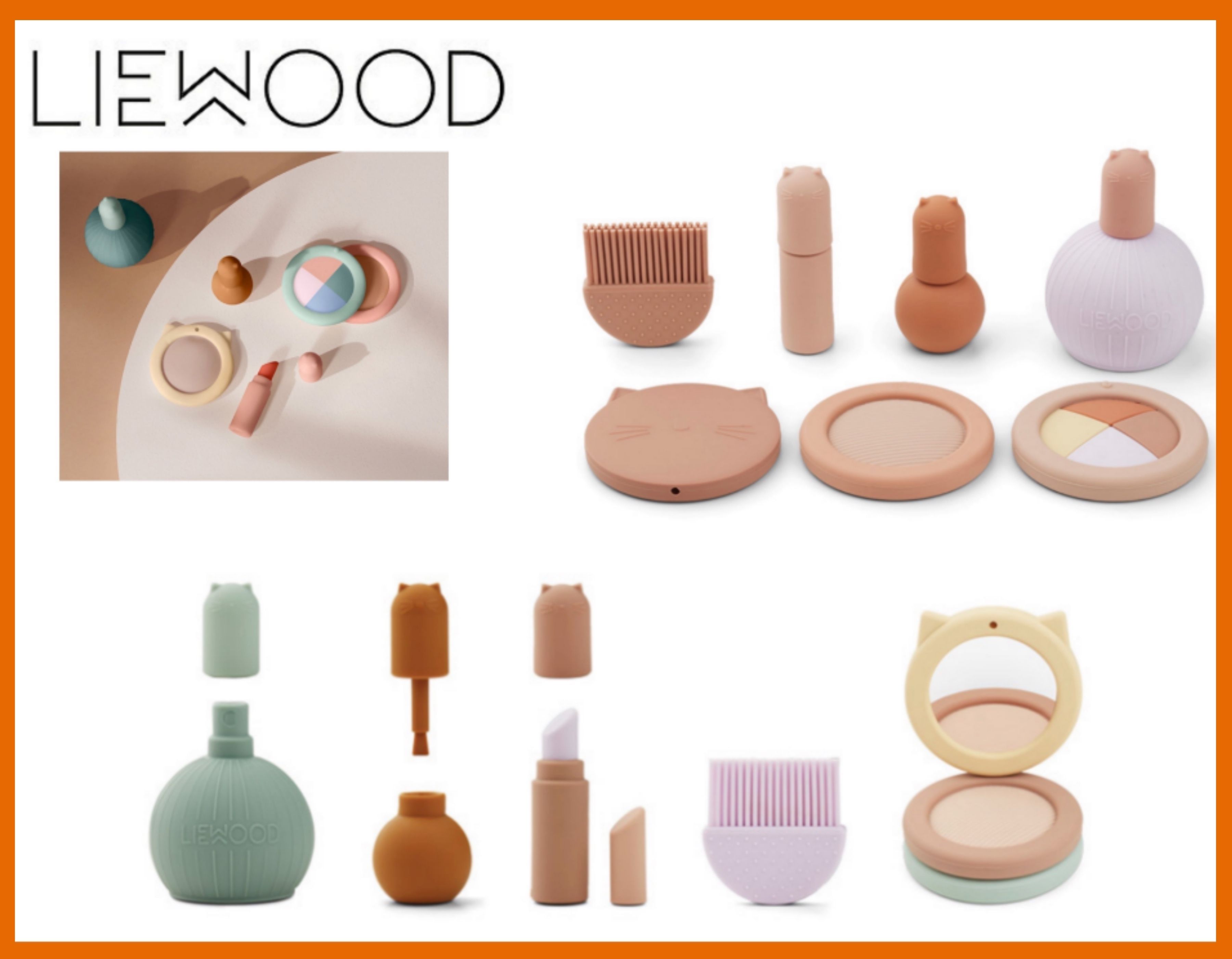 ☆LIEWOOD☆ とっても可愛いシリコン製メイクセット 2色♪ (LIEWOOD ☆LIEWOOD☆ とっても可愛いシリコン製メイクセット 2色♪ (LIEWOOD