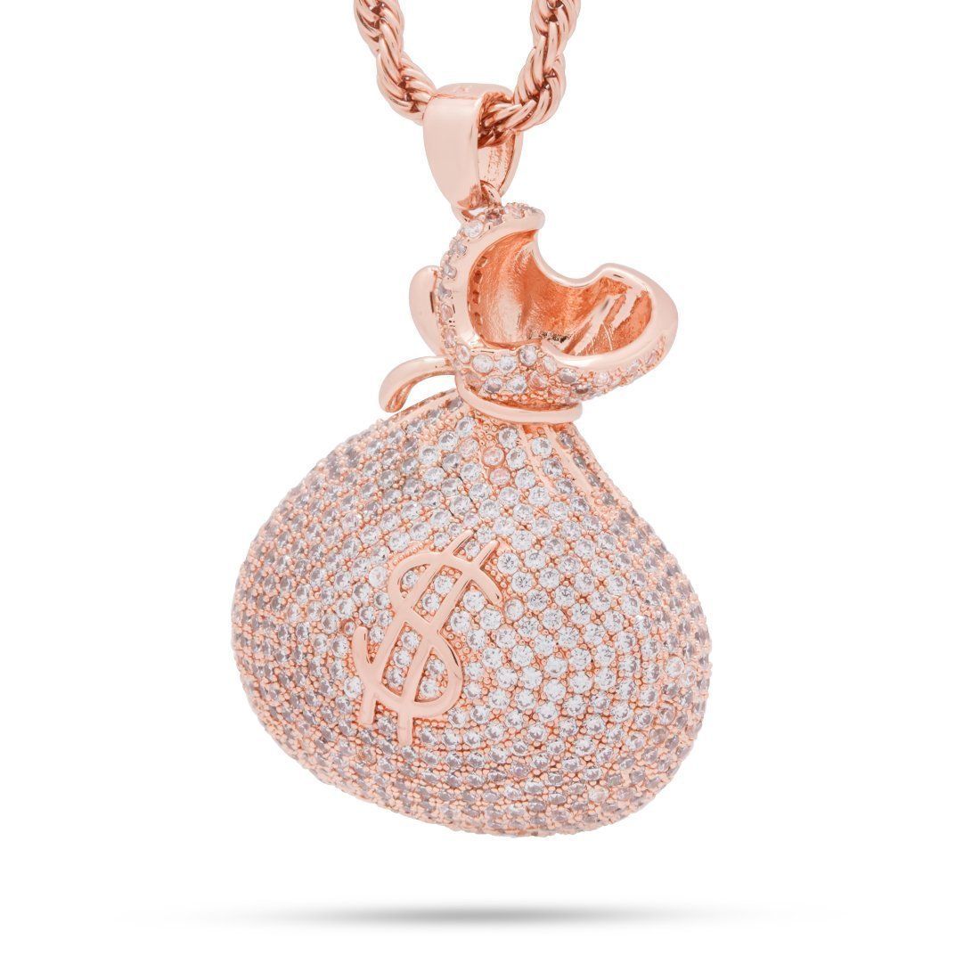 送料関税込【SNOOP DOGG x KING ICE】MONEY BAG NECKLACE♪(3色) 送税込【King Ice】AJNA G.O.A.T. NECKLACE☆Snoop Dogg パリ