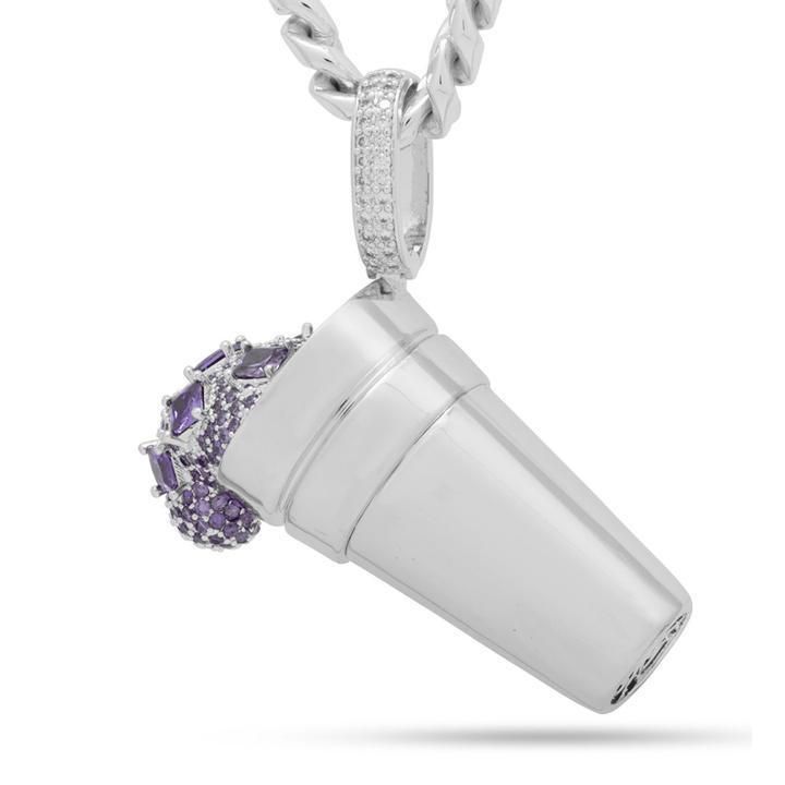 送料税込【SNOOP DOGG x KING ICE】PURPLE DRANK NECKLACE (2色