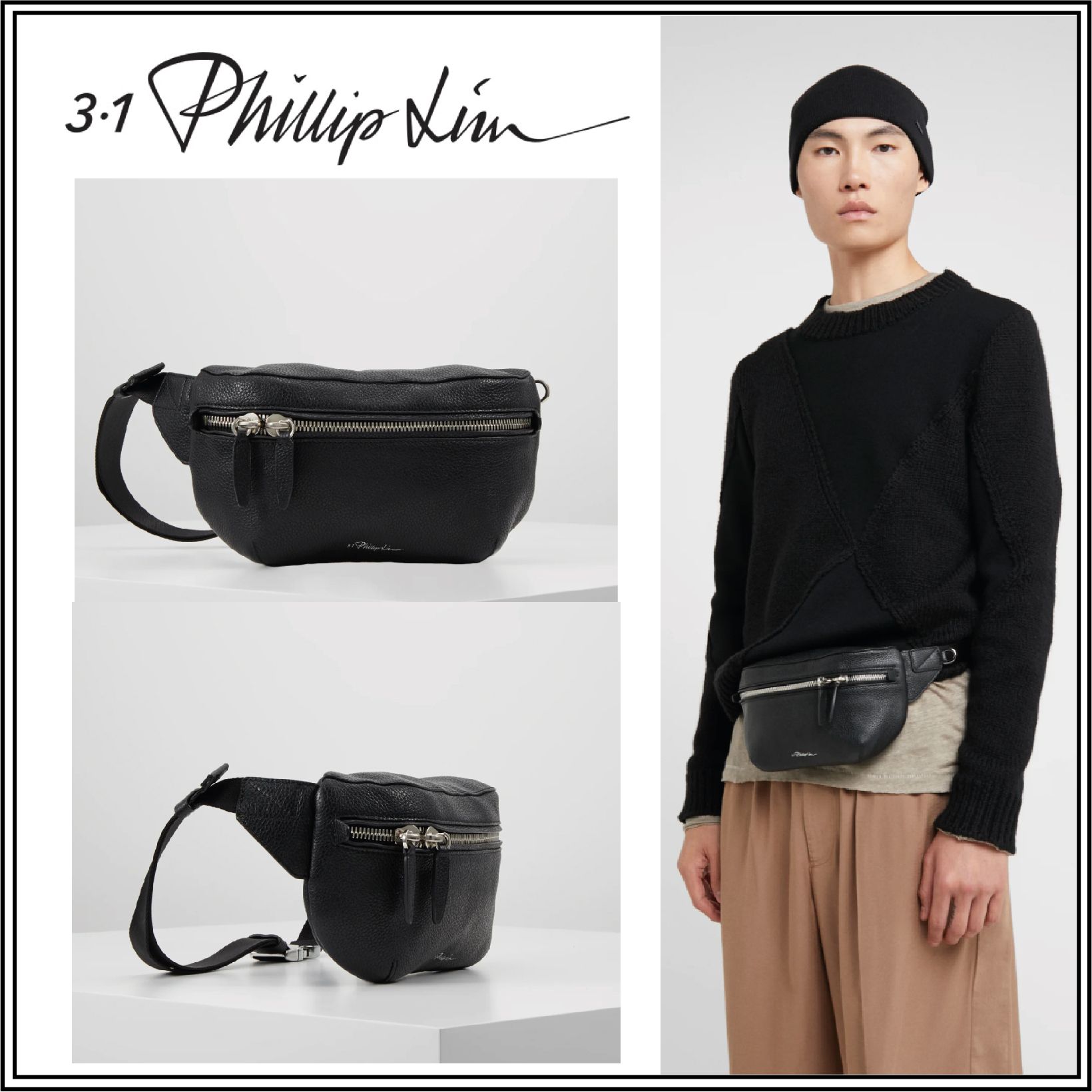 3.1 Phillip Lim】スリムレザーボムバッグ / ショルダーバッグ (3.1 超特価セールサイト 3.1 Phillip Lim ショルダーバッグ ショルダーバッグ