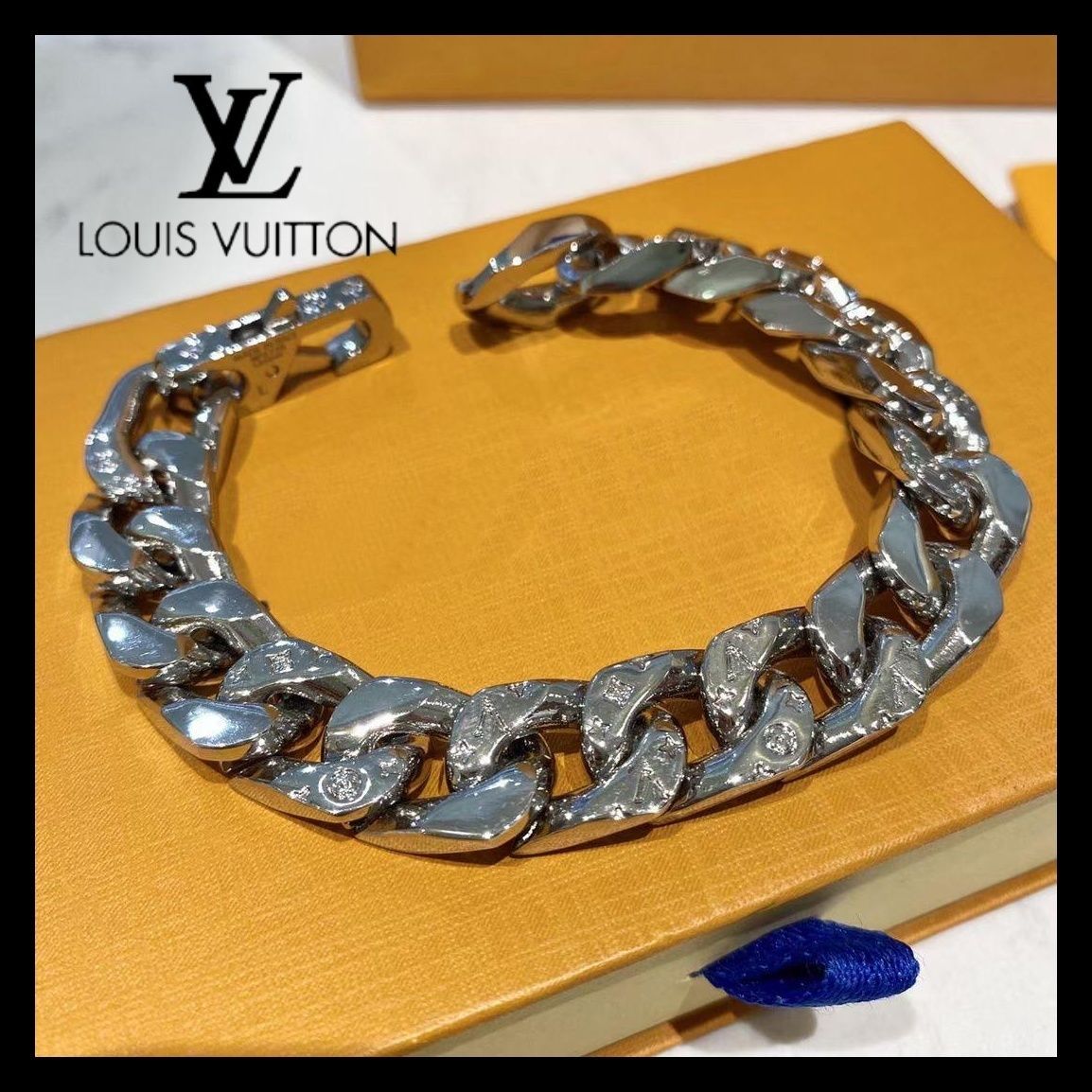 LouisVuitton】ブラスレ・LVチェーンリンクス ブレスレット (Louis LouisVuitton】ブラスレ・LVチェーンリンクス ブレスレット (Louis
