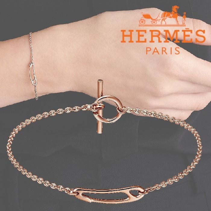 レットです Hermes ミニシェーヌダンクル ブレスレットの通販 by ...