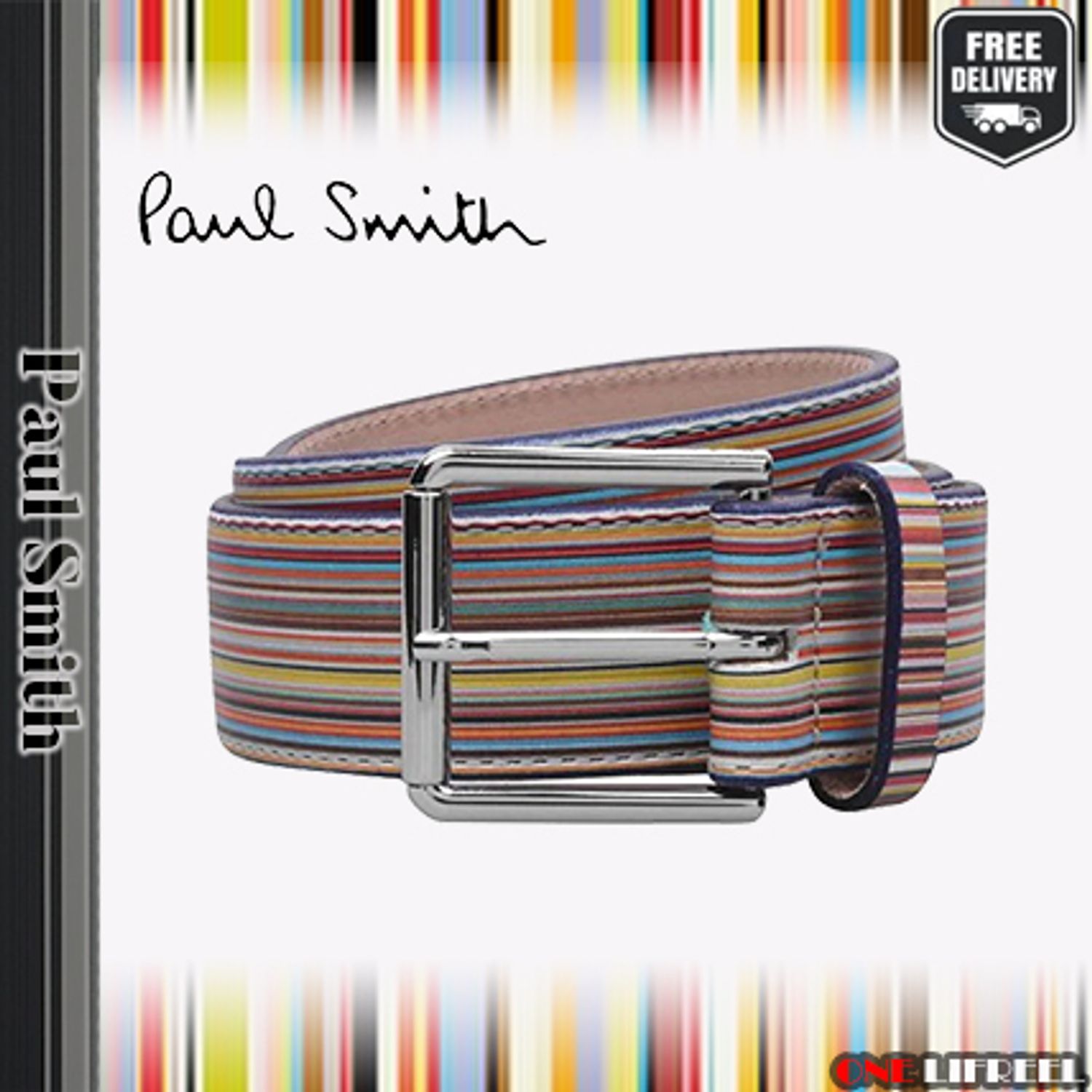 Paul Smith ポールスミス マルチストライプ メンズ ベルト Paul Smith ベルト Buyma