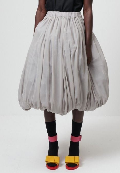 COMME des GARCONS☆SALE!ラッフル バルーン プリーツ スカート 特注製品 COMME des GARCONS バルーンスカート ロングスカート