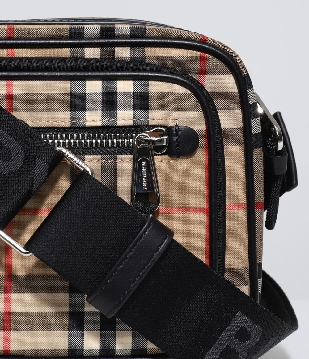 Burberry ヴィンテージチェック&レザー クロスボディバッグ (Burberry Burberry ヴィンテージチェック&レザー クロスボディバッグ (Burberry
