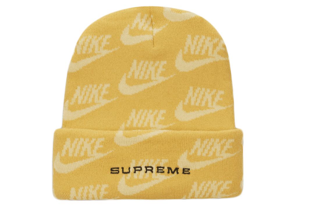 Supreme ビーニー Supreme Classic Logo Chunky Ribbed Beanie Black Cap FW23
