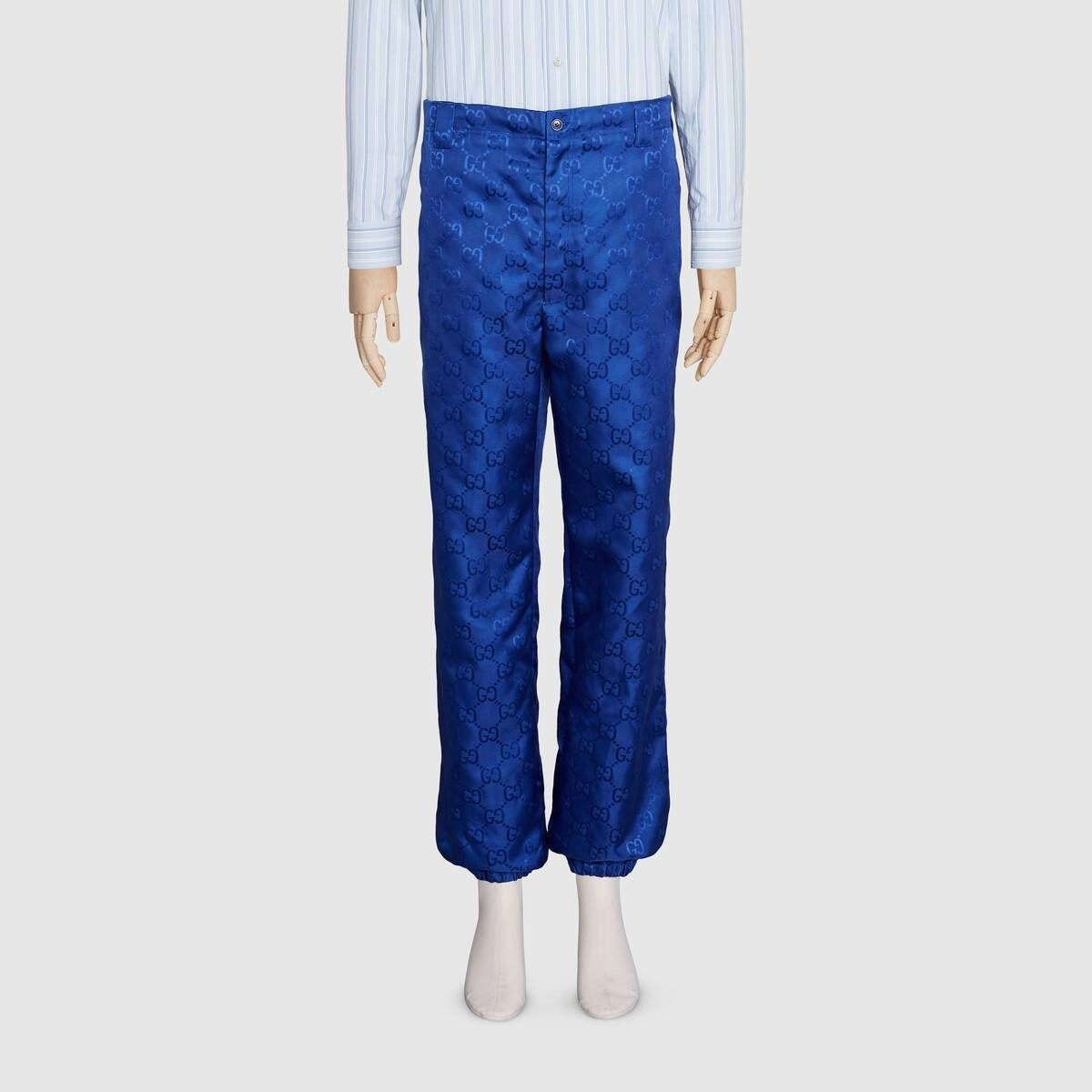 GUCCI パンツ ボトムス GG 青 モノグラム 新 日本限定 男 プレタ GUCCI パンツ ボトムス GG 青 モノグラム 新 日本限定 男 プレタ