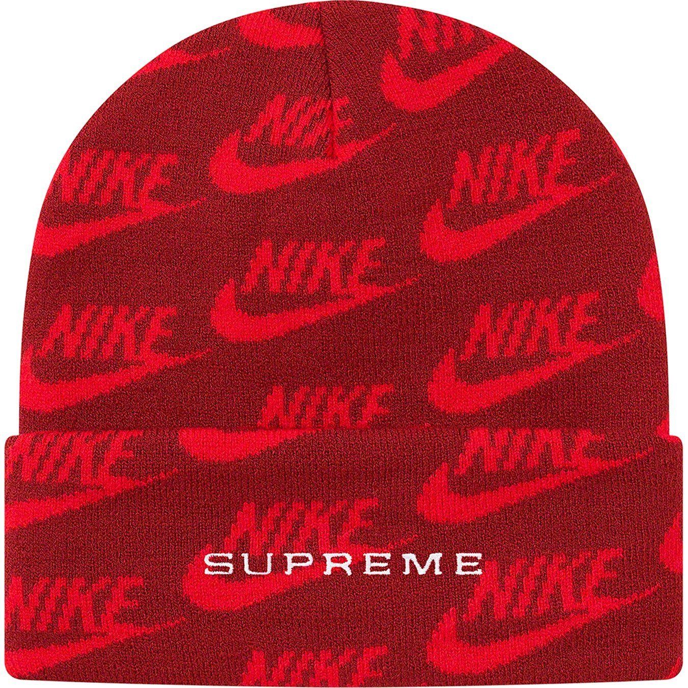 SS21 Supreme Nike Jacquard Logos Beanie - ナイキ ビーニー