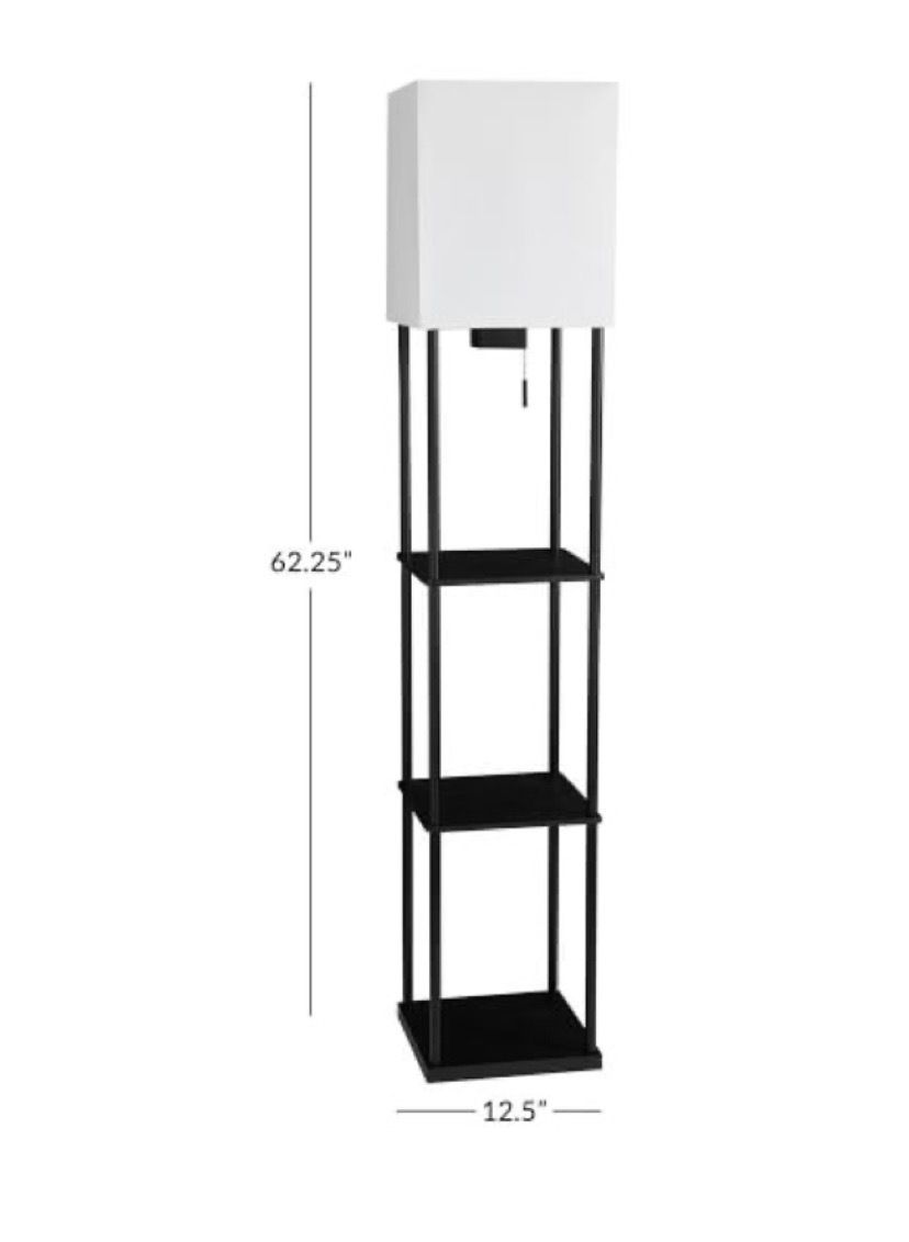 【Pottery Barn】国内発送 Harrison ３段棚付きフロアランプ 2色 Pottery Barn】国内発送 Harrison 3段棚付きフロアランプ 2色