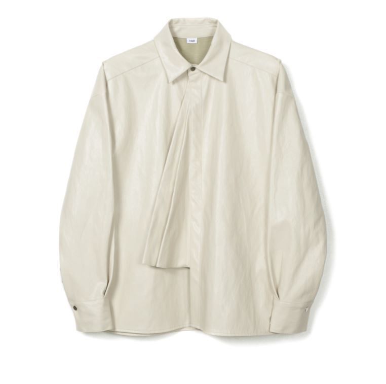 ◇LAMODECHIEF◇BTSジョングク着用 ECO LEATHER OVERSIZED SHIRT ◇LAMODECHIEF◇BTSジョングク着用 ECO LEATHER OVERSIZED SHIRT