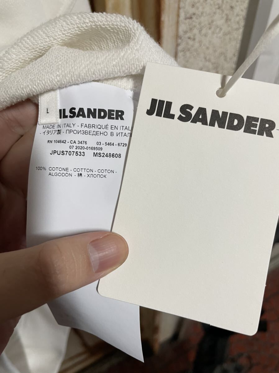 関税・送料込 Jil Sander ボクシー ブランドロゴ パーカー 関税・送料込 Jil Sander ボクシー ブランドロゴ パーカー (Jil