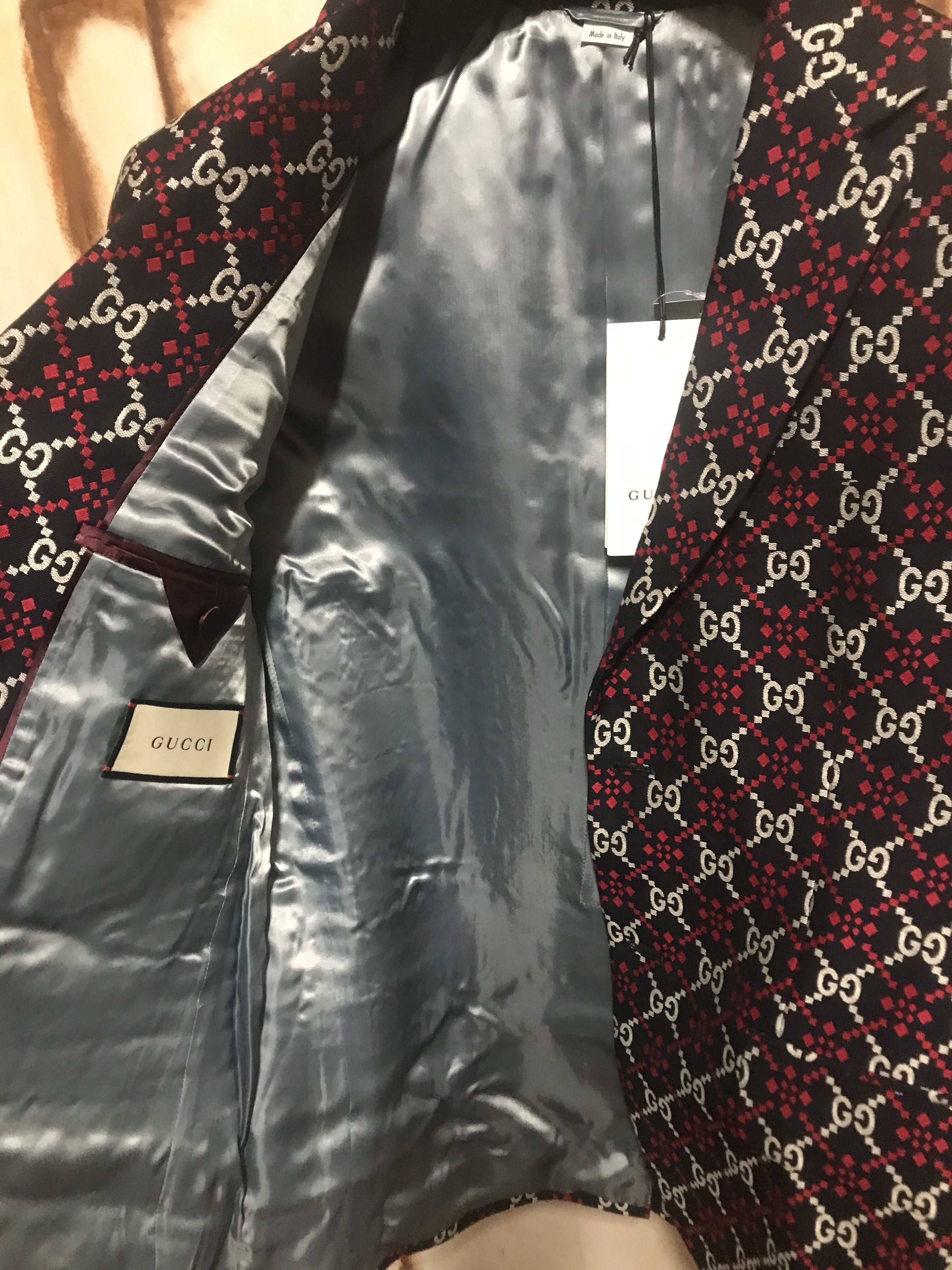 関税・送料込 GUCCI GGダイアモンド テーラード ジャケット (GUCCI 関税・送料込 GUCCI GGダイアモンド テーラード ジャケット (GUCCI