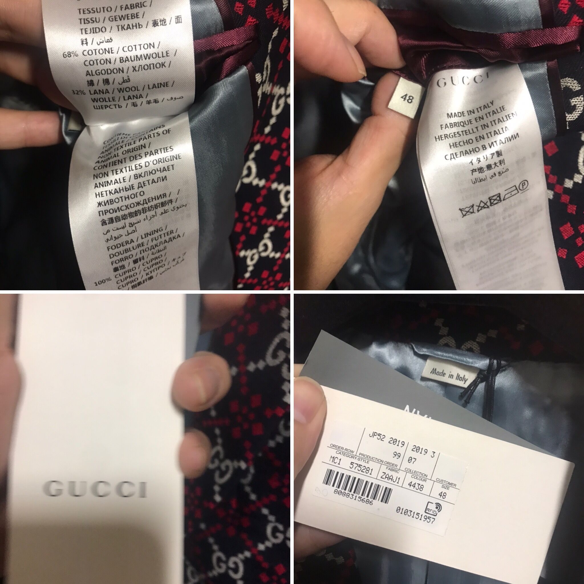 関税・送料込 GUCCI GGダイアモンド テーラード ジャケット (GUCCI 関税・送料込 GUCCI GGダイアモンド テーラード ジャケット (GUCCI