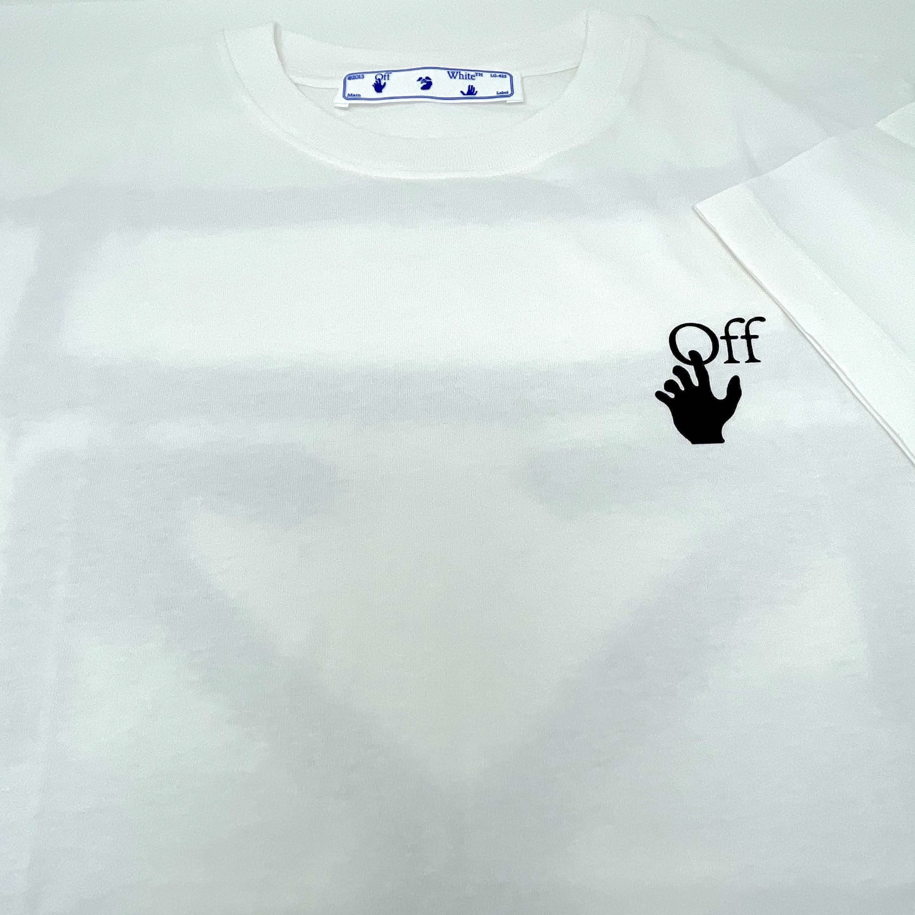 OFF WHITE スプレー アロー プリント Tシャツ (Off-White/Tシャツ OFF WHITE スプレー アロー プリント Tシャツ (Off-White/Tシャツ