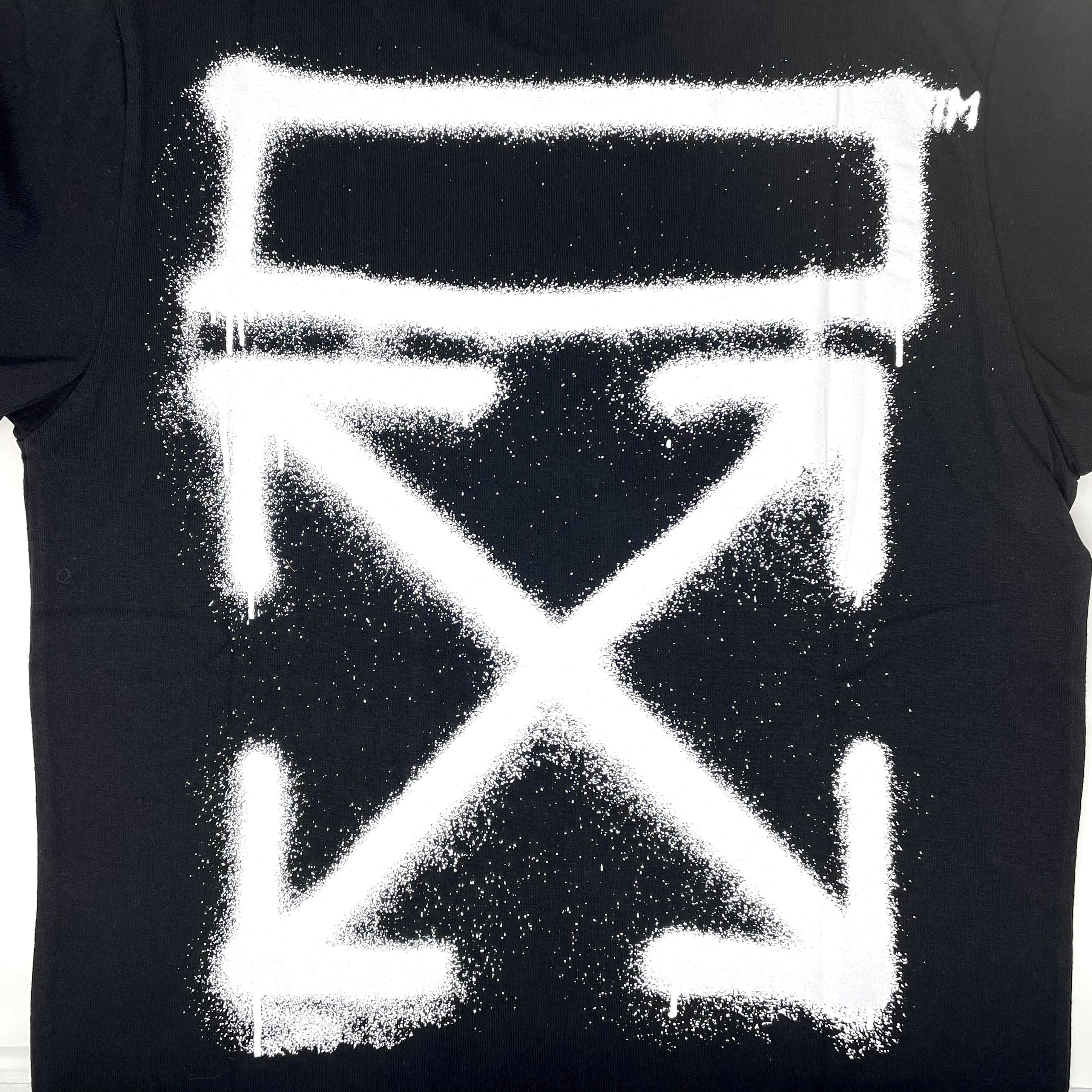 OFF WHITE スプレー アロー プリント Tシャツ (Off-White/Tシャツ OFF WHITE スプレー アロー プリント Tシャツ (Off-White/Tシャツ