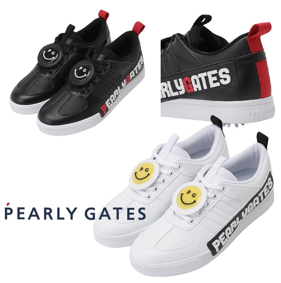 パーリーゲイツ】レディース スマイルスパイクゴルフシューズ (PEARLY 激安特売品 パーリーゲイツシューズレディース シューズ(女性用)