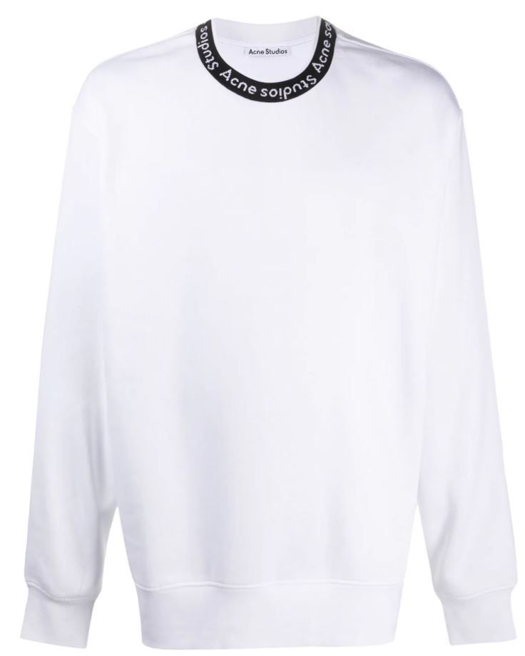 関税込】新作◇ACNE STUDIOS◇ネック ロゴ スウェットシャツ (Acne ...