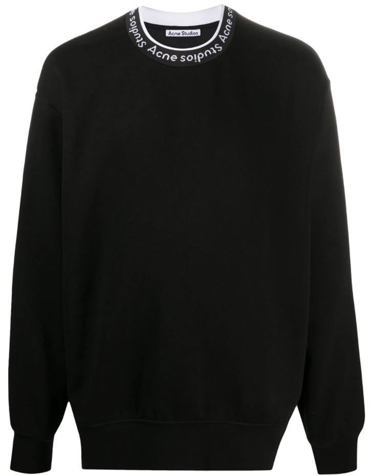 関税込】新作◇ACNE STUDIOS◇ネック ロゴ スウェットシャツ (Acne ...
