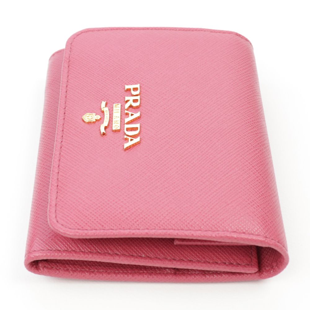 プラダ PRADA 三つ折り財布 サフィアーノ ミニ財布 レディース (PRADA ...