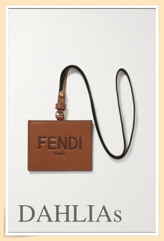 FENDI】ネックストラップ付き カードホルダー /ブラウンカラー (FENDI FENDI】ネックストラップ付き カードホルダー /ブラウンカラー (FENDI