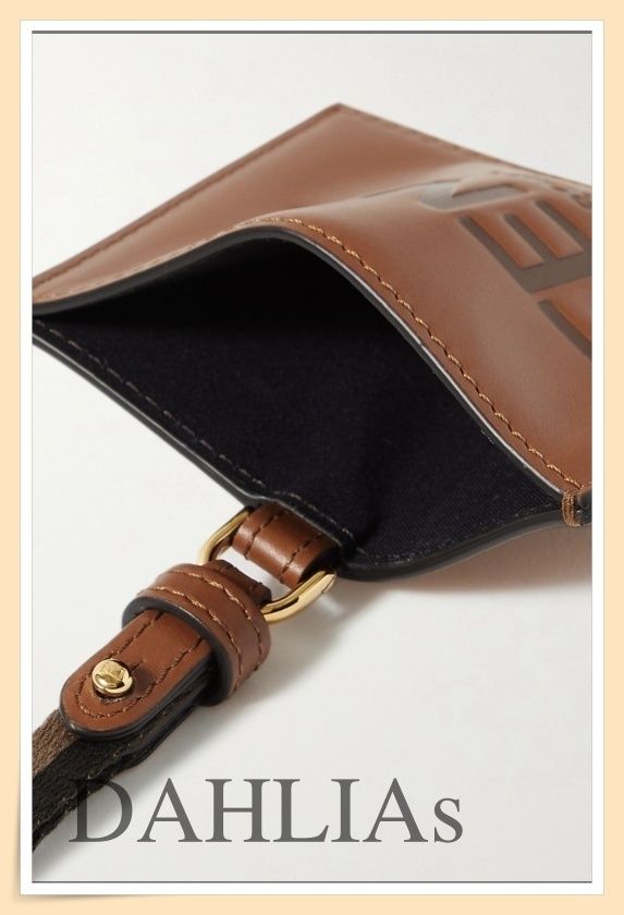 FENDI】ネックストラップ付き カードホルダー /ブラウンカラー (FENDI FENDI】ネックストラップ付き カードホルダー /ブラウンカラー (FENDI