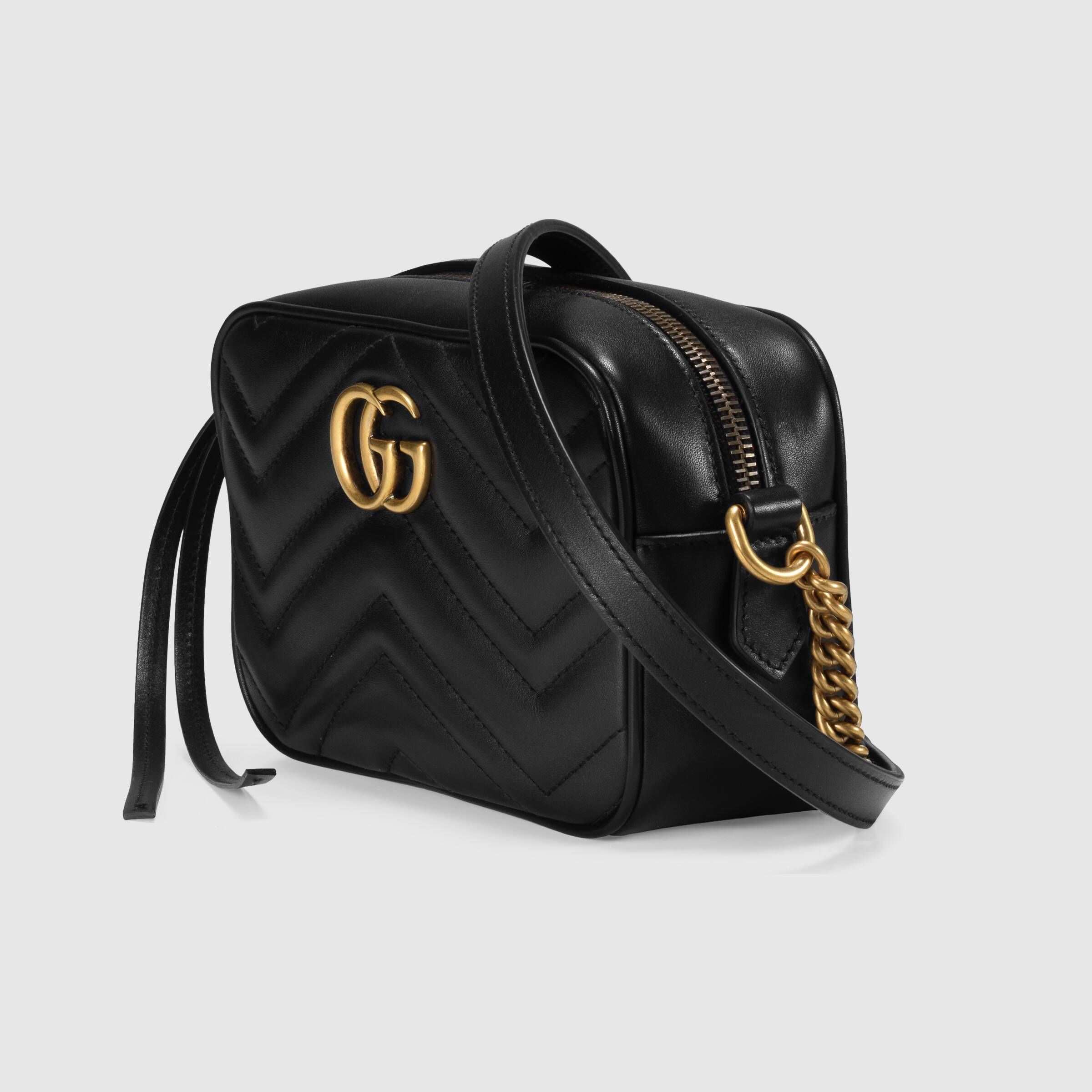 Gucci☆〔GGマーモント〕 キルティング ミニバッグ (GUCCI/ショルダー ...