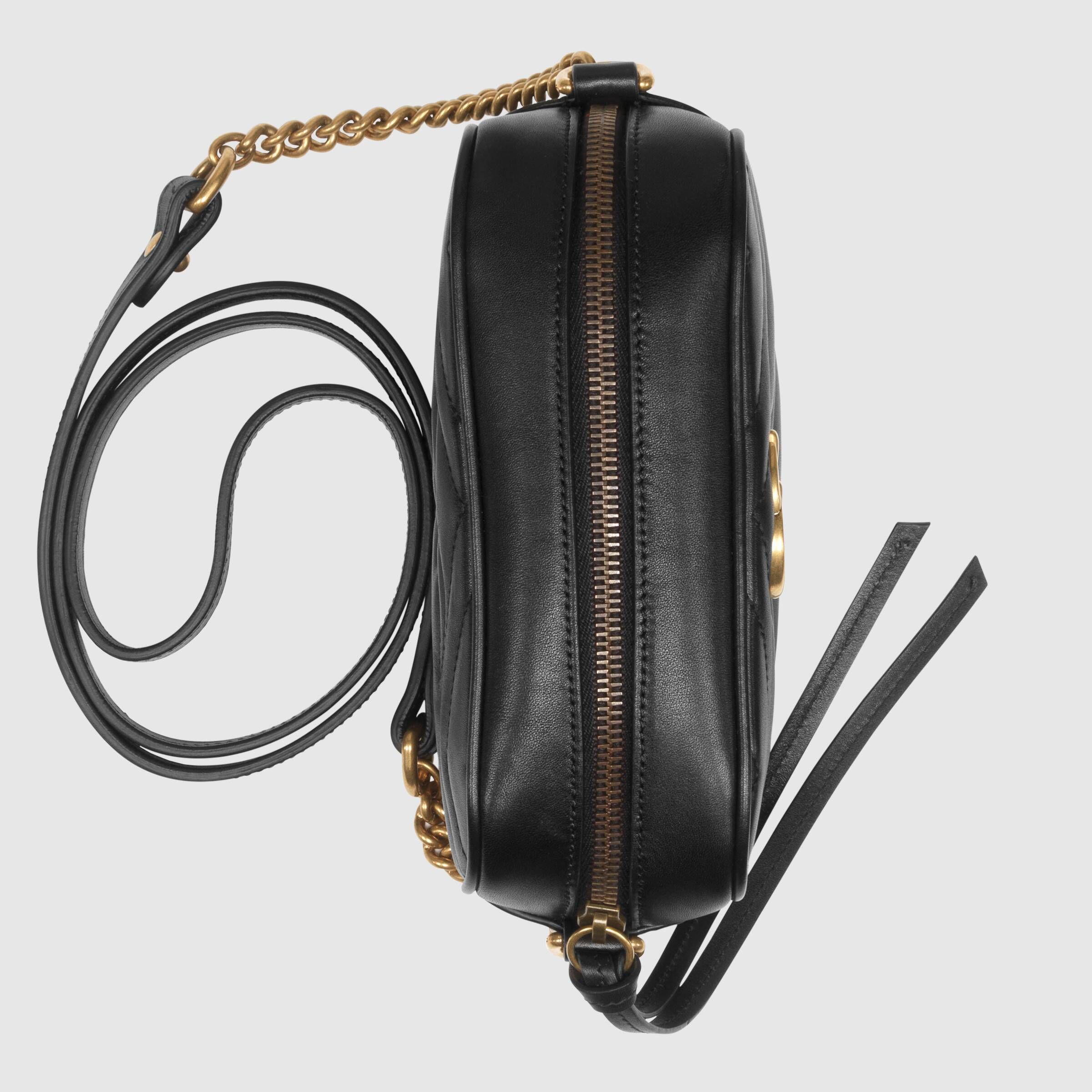 Gucci☆〔GGマーモント〕 キルティング ミニバッグ (GUCCI/ショルダー ...