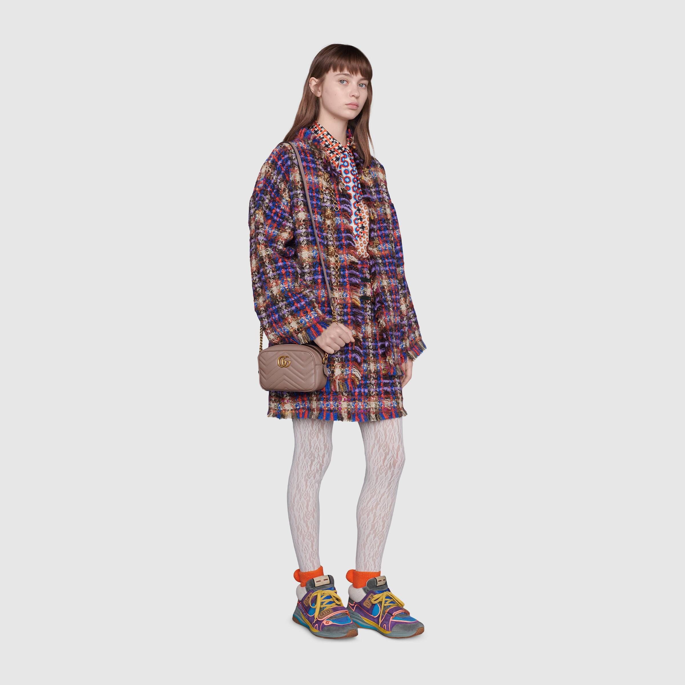Gucci☆〔GGマーモント〕 キルティング ミニバッグ (GUCCI/ショルダー ...