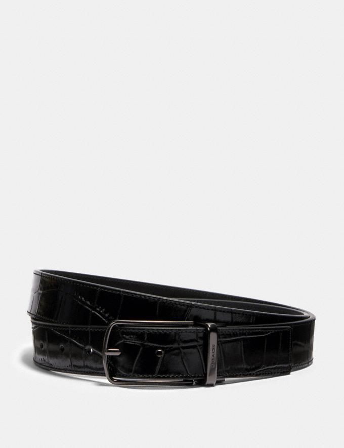 COACH/リバーシブル クロコダイル柄 レザー ベルト/ 32mm (Coach COACH/リバーシブル クロコダイル柄 レザー ベルト/ 32mm (Coach