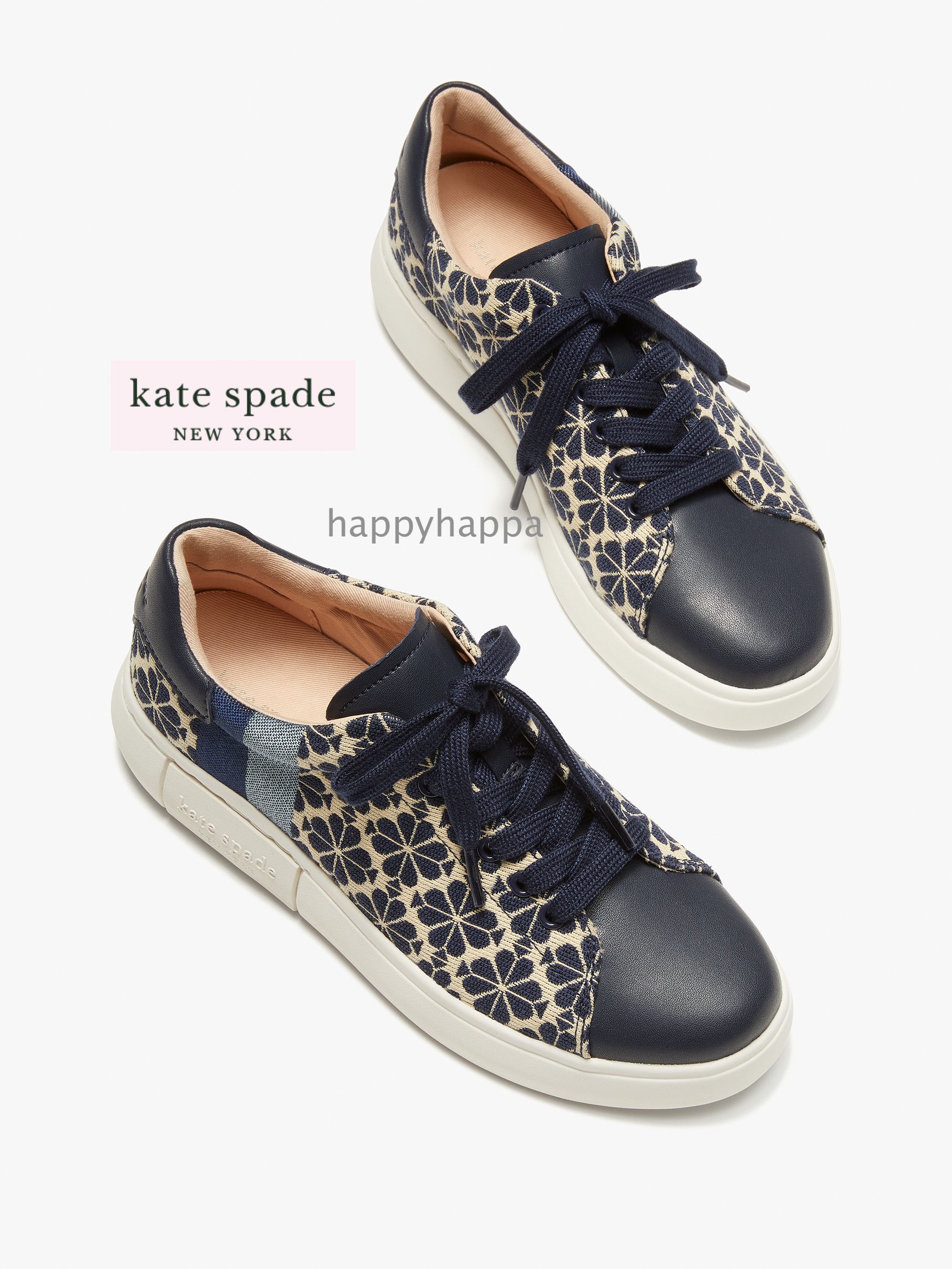 kate spade】*keswick spade flower jacquard sneakers* (kate spade kate spade】*keswick spade flower jacquard sneakers* (kate spade